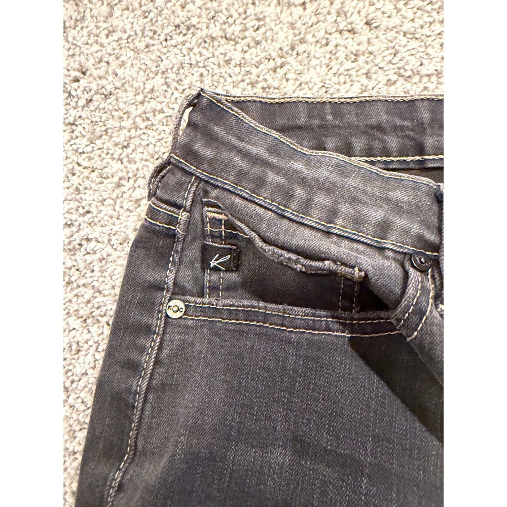 KanCan Maurices Exclusive Jeans Womens 28 Black Joggers Dark Wash Denim‎ * - Picture 9 of 12